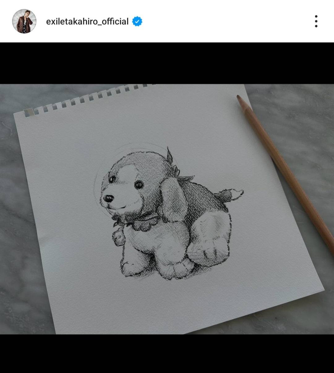 画像・写真 | EXILE TAKAHIRO、鉛筆1本で描いたイラストが「うますぎ