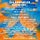 WOWOW�I���f�}���h�œƐ胉�C�u�z�M �wSUMMER SONIC 2025�x�wSONICMANIA�x�z�M�A�[�e�B�X�g��1�e���\ 
