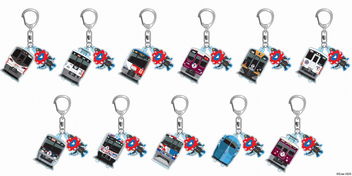 万博ミャクミャク×関西鉄道11社 山電や能勢電も…「“夢のような