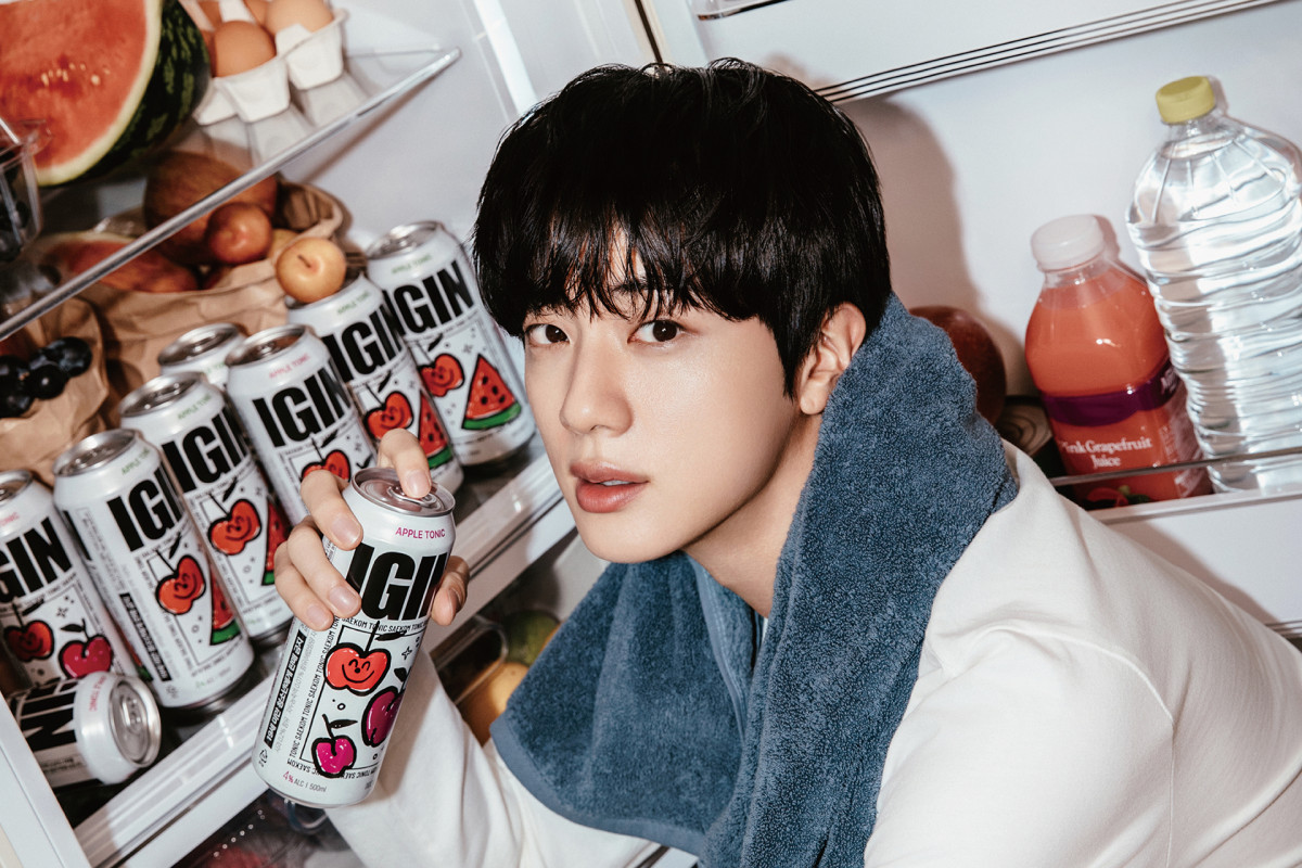 BTS・JINがアンバサダーの「IGIN」より、缶チューハイが初上陸