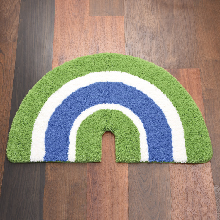 【年始限定セール】【三好ラグ】MIYOSHI RUG BAUM RUG ファミマカラーのバウムクーヘン風ラグ誕生、「ミヨシラグ」とのコラボ