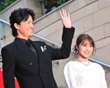 �f��w�u���b�N�E�V���[�}���x���b�h�J�[�y�b�g�C�x���g�ɓo�d����(������)���R�뎡�A�L���ˏ� (C)ORICON NewS inc. 