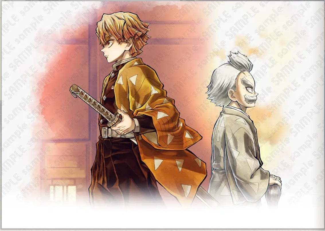 我妻善逸　ufotable　全集中展　ニジゲンノモリ　群馬　吾峠呼世晴　原作 我妻善逸 ufotable 全集中展 ニジゲンノモリ 群馬 吾峠呼世晴 原作