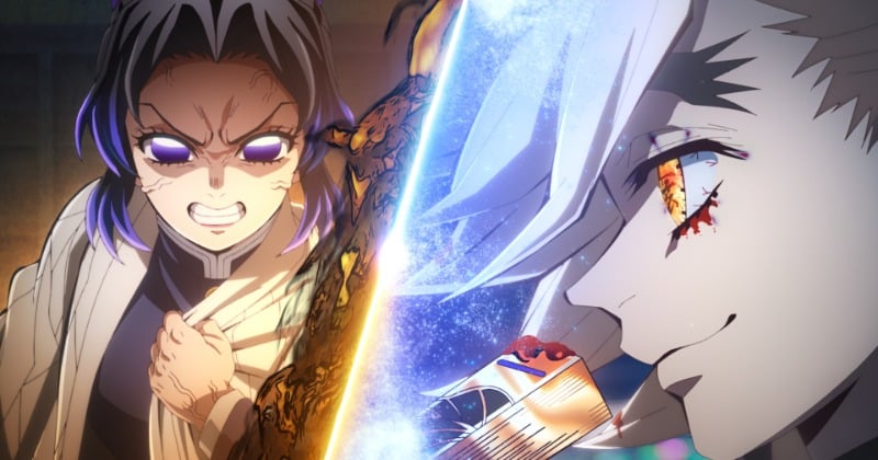 鬼滅の刃』胡蝶しのぶvs童磨の本編映像公開 新場面カットも解禁「この