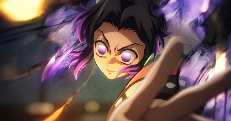 鬼滅の刃』ついに解禁！死闘…ブチギレ顔の胡蝶しのぶVS不気味な童磨の