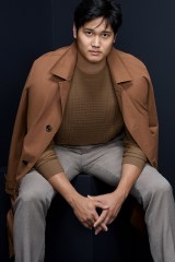 【新品9/4まで】 大谷翔平着用ブラウン ニット L 野球 ニューバランス Shohei Ohtani フレンチテリークルー NewBalance