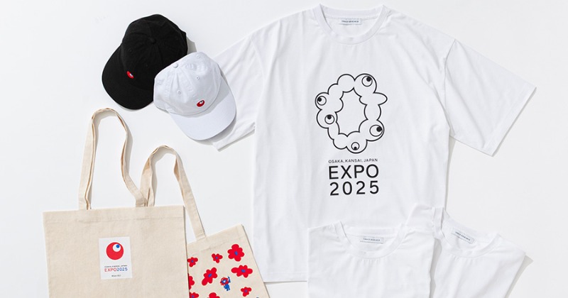 気負わない”日常に溶け込むミャクミャク公式アイテム Tシャツ・バッグ