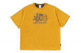 A BATHING APE DOUBLE FACE TEE M APE LEGACY COLOR: GRAY, YELLOW 2��2000�~ 