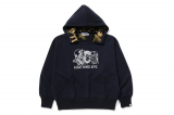 A BATHING APE DOUBLE FACE PULLOVER HOODIE M BAPE LEGACY COLOR: NAVY, GRAY 3��5200�~ 