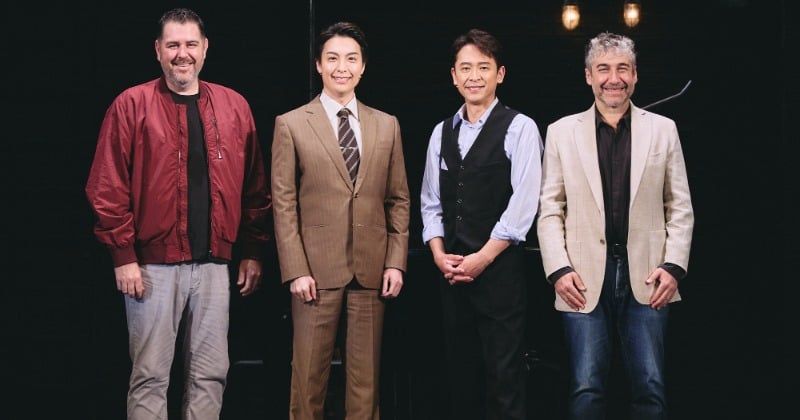 坂本昌行、舞台『MURDER for Two』が開幕「日本の皆さんに素晴らしい作品を」