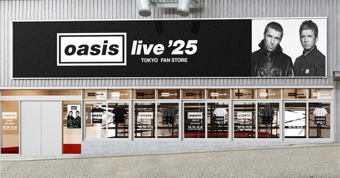 オアシス来日記念ポップアップが10・11渋谷にオープン ツアーグッズは9