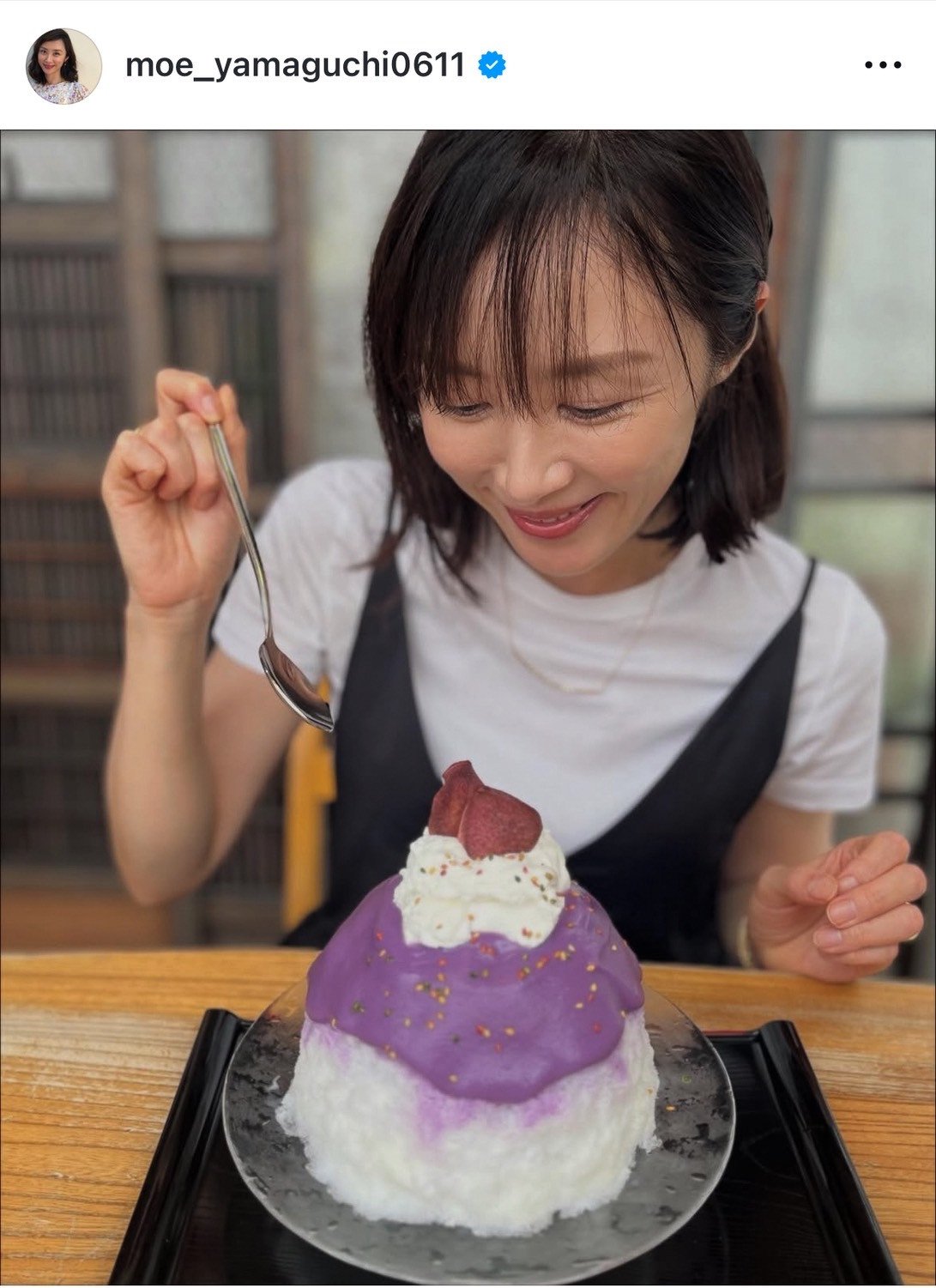 Ruƃf[g Ă̏Iɂ[ƐHׂꂽv(ʐ^̓CX^O @moe_yamaguchi0611 ) 