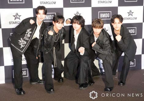 �wBMSG 3rd BOYS GROUP �v���f�r���[�L�҉�x�ɏo�Ȃ���STARGLOW�i������jADAM�ATAIKI�ARUI�AGOICHI�AKANON �iC�jORICON NewS inc. 