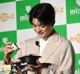 Mizkan�w��THE WORLD�x�VCM&POP UP�C�x���g���\��ɓo�d������������ (C)ORICON NewS inc. 