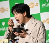 Mizkan�w��THE WORLD�x�VCM&POP UP�C�x���g���\��ɓo�d������������ (C)ORICON NewS inc. 