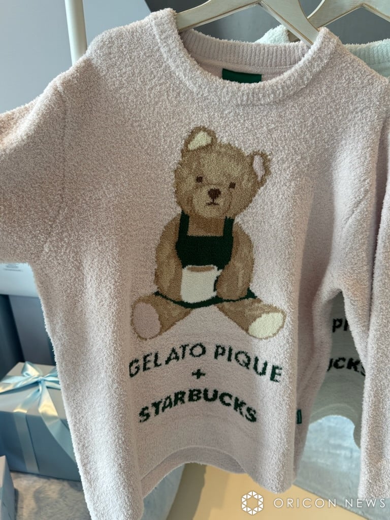 新品　gelato pique パウダーベアジャガードプルオーバー ソフトピンク gelato pique パウダーベアジャガードプルオーバー ソフトピンク