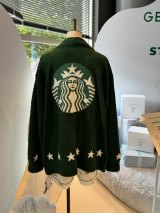 gelato pique パウダースタージャガードカーディガン グリーン スターバックス×ジェラート ピケ】コラボグッズ全25型を実物写真