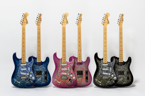 Made in Japan Limited Paisley (Stratocaster^Telecasterj 