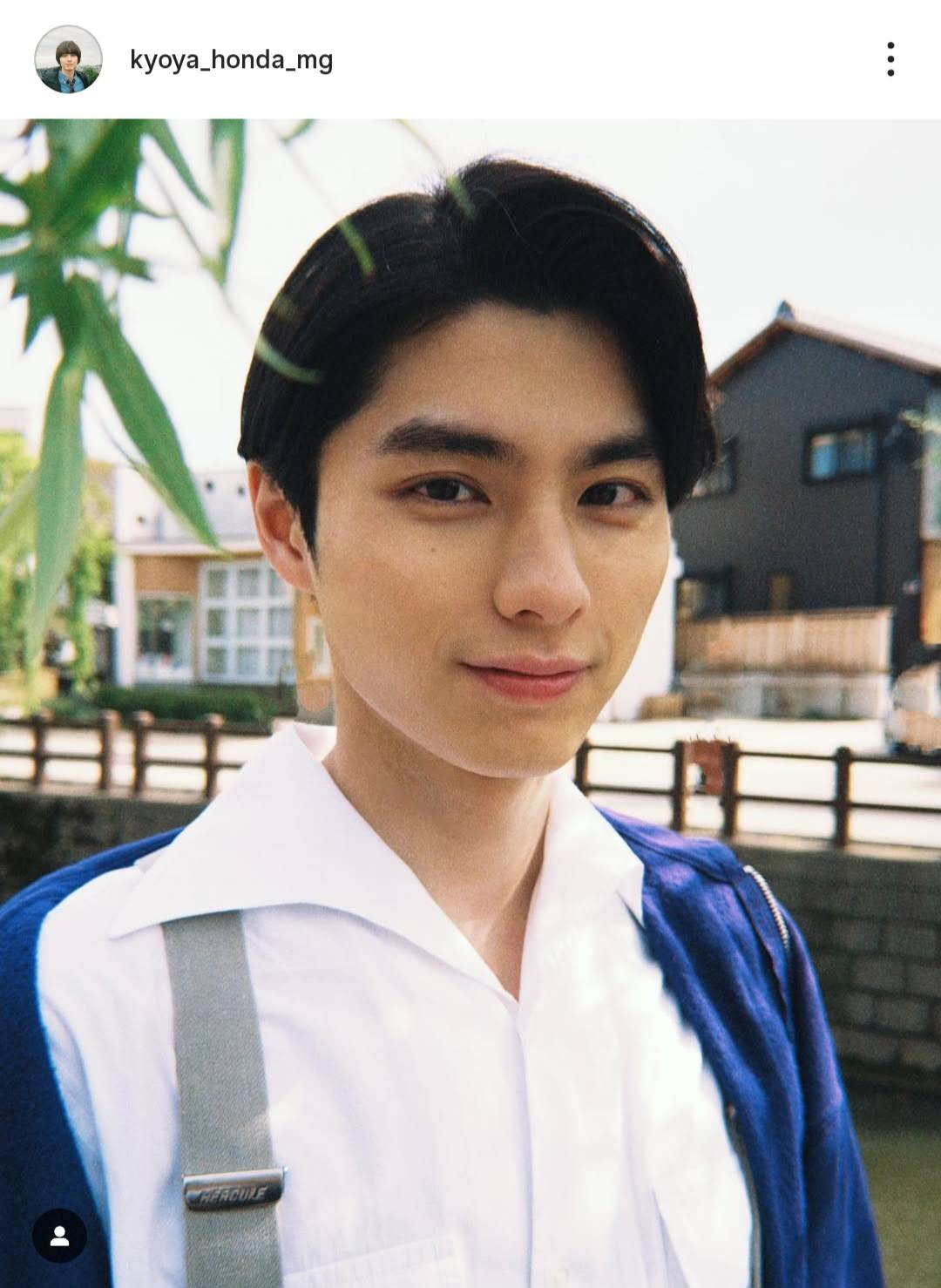 本田響矢、キリッと決めたレトロ風ショットに反響「全部まとめて世界