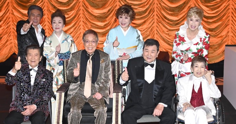 88歳・北島三郎、魂を込めて熱唱 里見浩太朗、小林旭ら同志と「100歳の