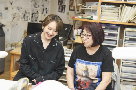 新垣結衣＆高橋留美子　撮影：上野留加（C）ORICON NewS inc. 
