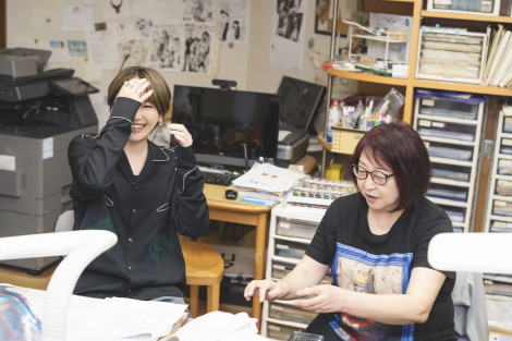 新垣結衣＆高橋留美子　撮影：上野留加（C）ORICON NewS inc. 