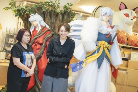 高橋留美子＆新垣結衣　撮影：上野留加（C）ORICON NewS inc. 