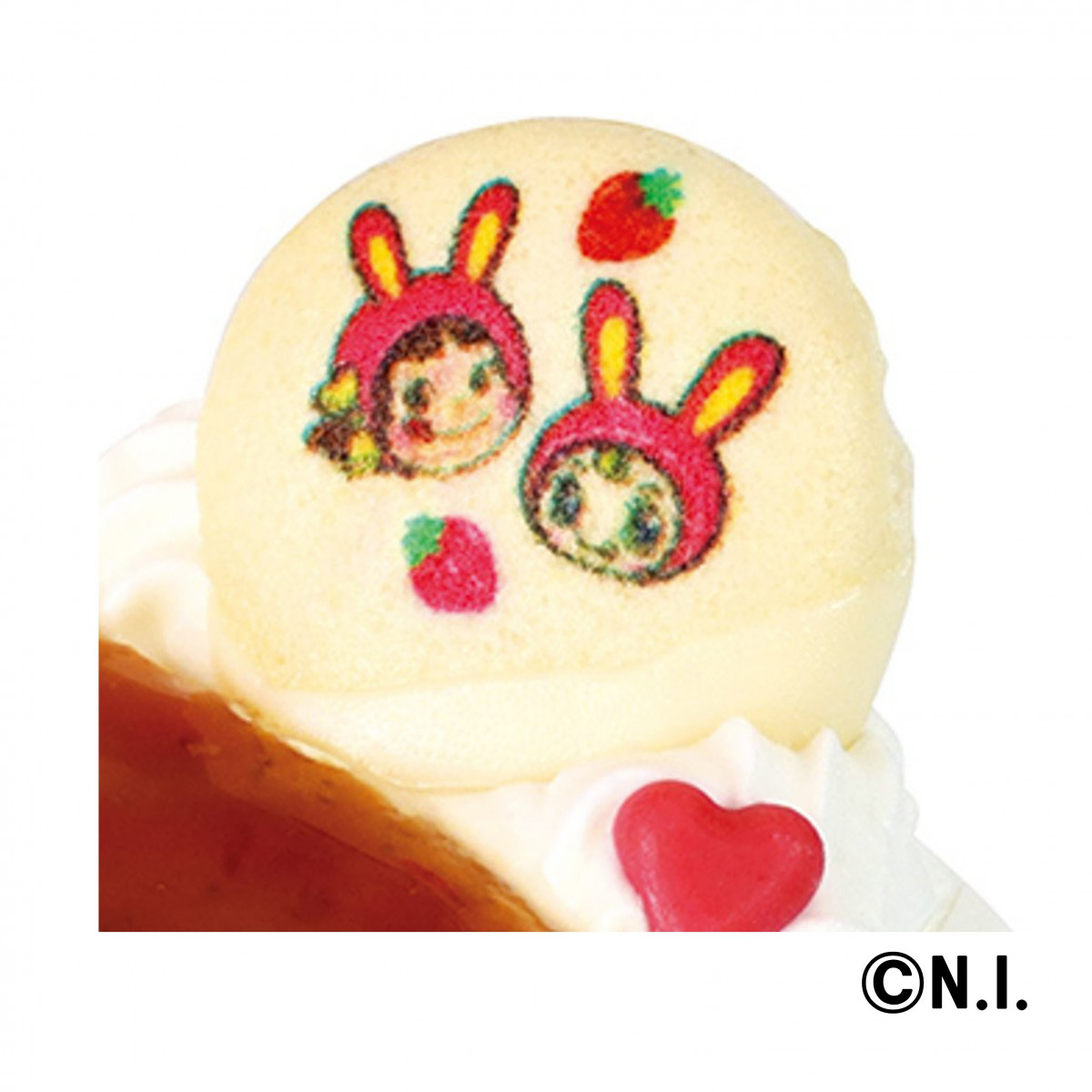 ペコちゃんがベリエちゃんに！カラフルな“ゆめかわ”ショートケーキが