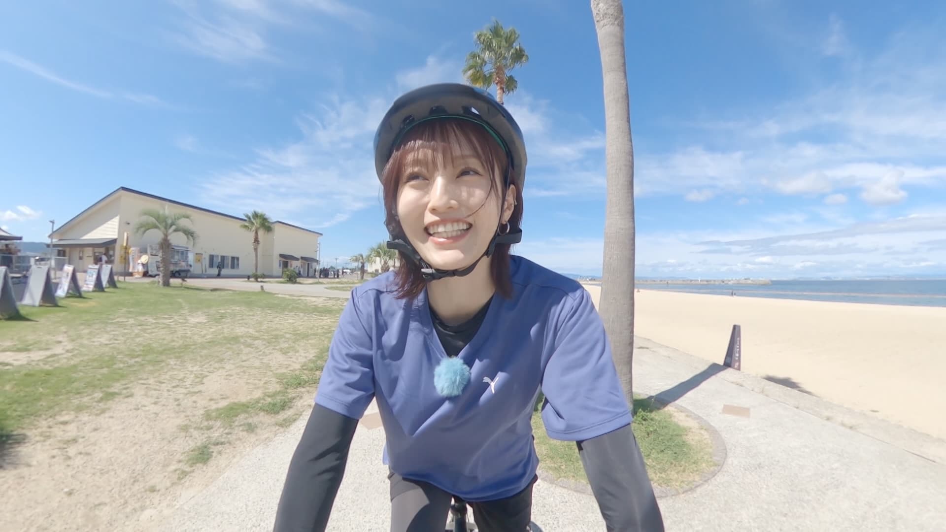 山本彩、チャリ2ショット旅 お相手は21歳上…ヴィラタイプホテルで海に