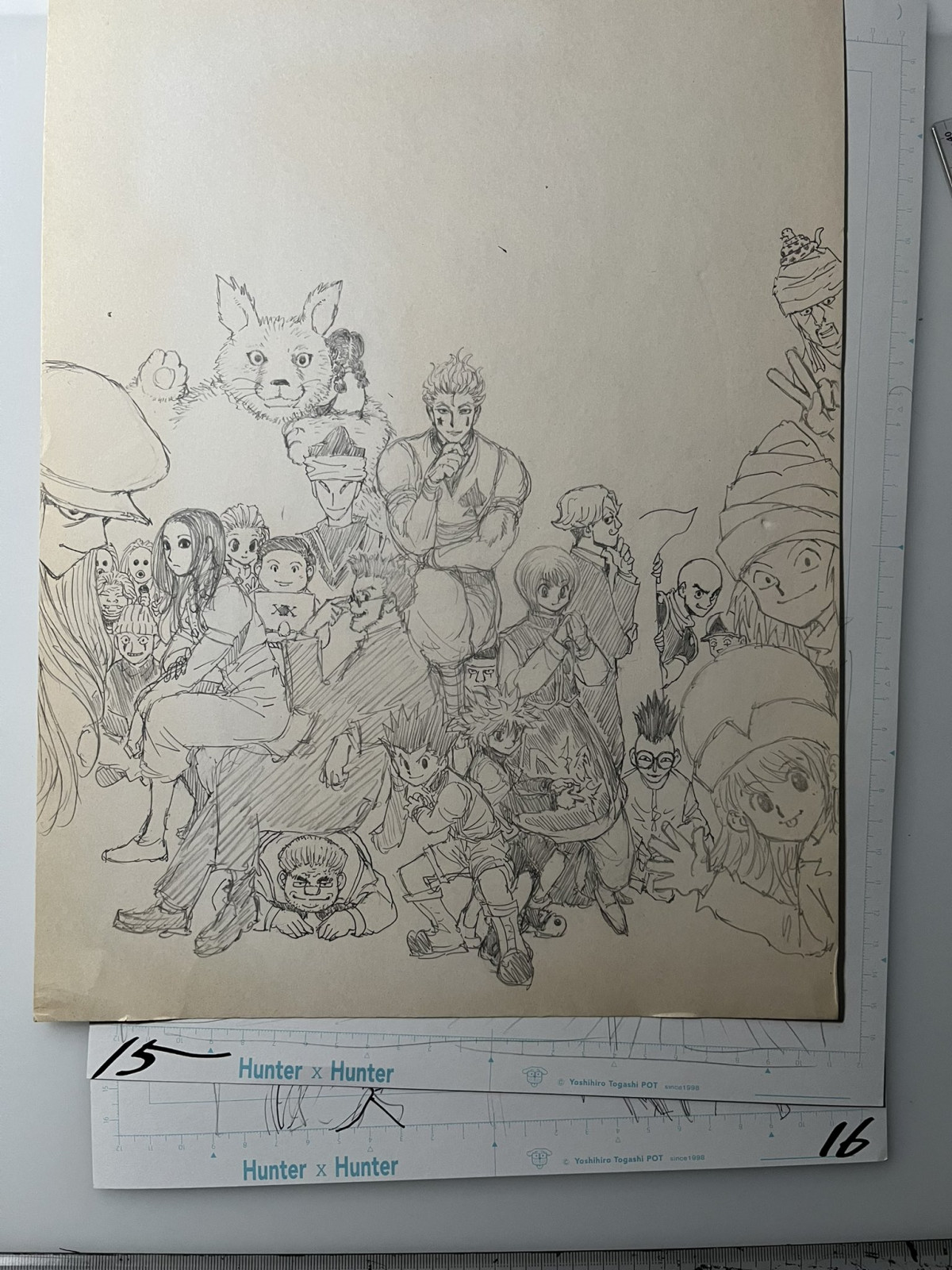 冨樫義博展 ハンターハンター 大阪限定 B2グラフィックポスター 2枚