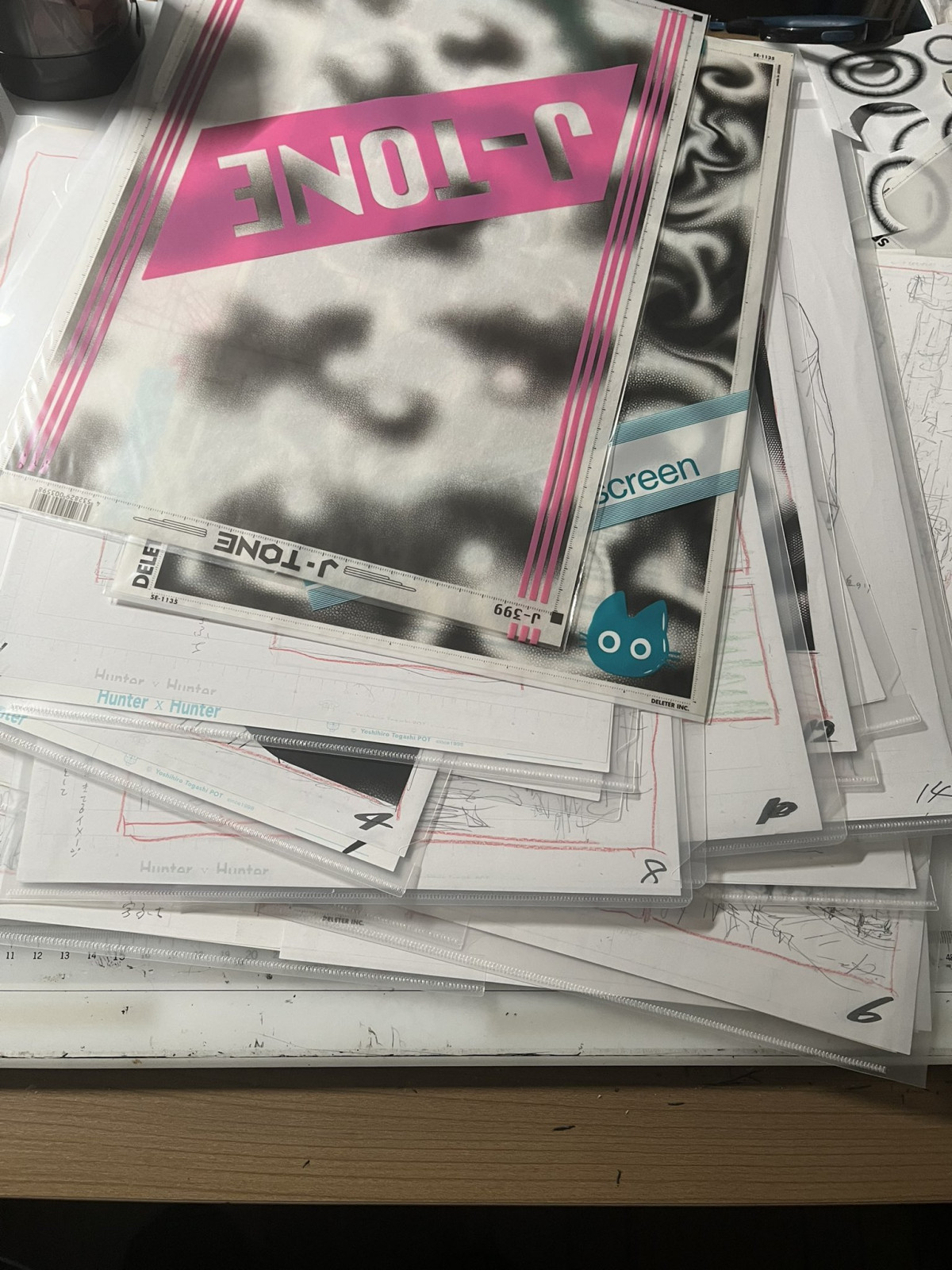 HUNTER × HUNTER 原稿 ハンター×ハンター』大量の原稿公開で衝撃「書き込みがエグかった