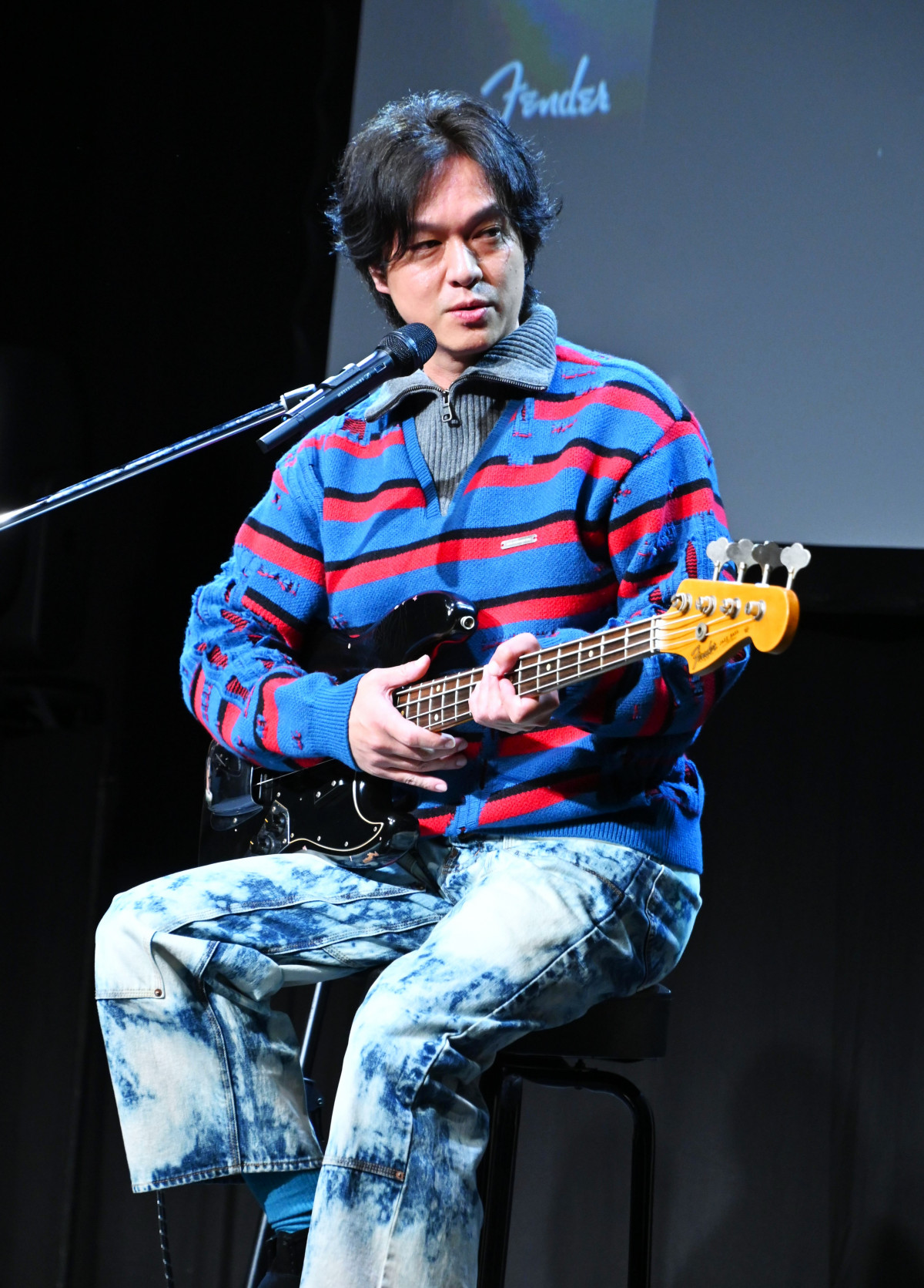 wFENDER EXPERIENCE 2025x1ڃXe[WɓoꂵSUPER EIGHTEێR (C)ORICON NewS inc. 