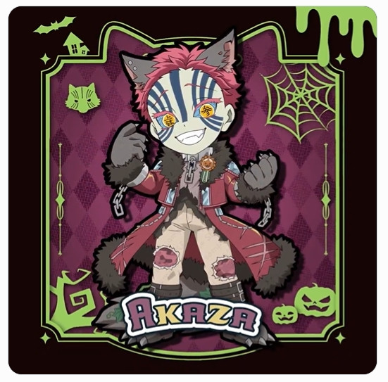 ☆ 鬼滅の刃　ハロウィン2020　アクリルスタンド　缶バッジ　猗窩座 Amazon.co.jp: 鬼 滅 ハロウィン アクリルスタンド 猗窩座 あかざ