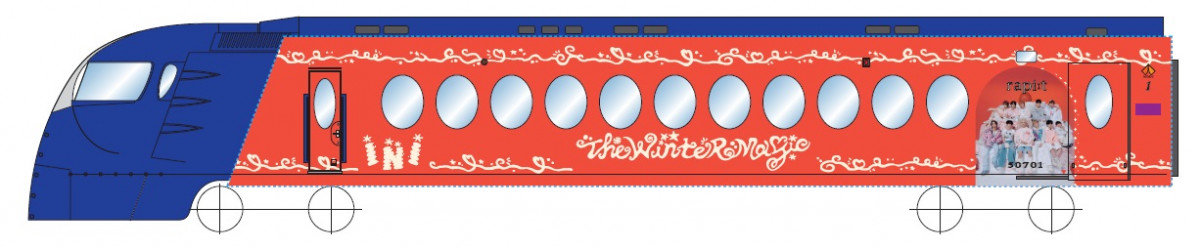 画像・写真 | INI、南海電鉄コラボラッピング車両“マジラピ号”運行開始