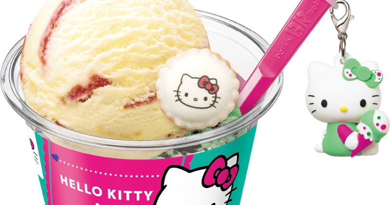 きょうから】サーティワンがハローキティと今年もコラボ チャーム付き