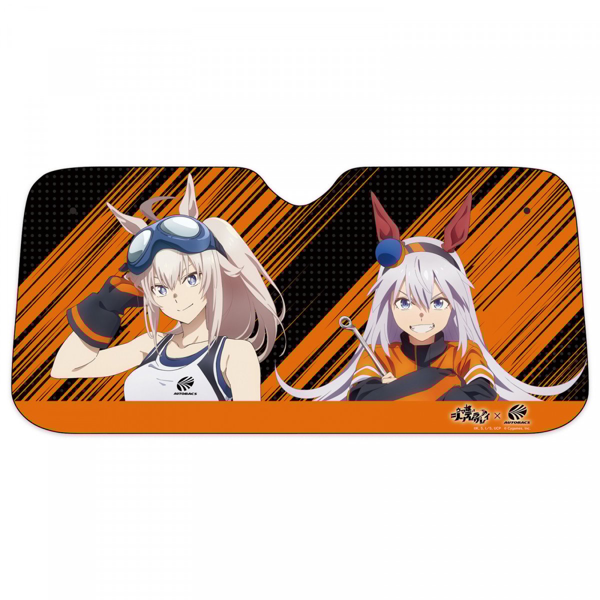 ウマ娘　オートバックス　サンシェード　1点 画像・写真 | オートバックス、アニメ『ウマ娘』店頭でコラボ ドラレコ