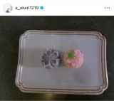 ���΂�����u���߂Ă̗���؂���A�y���������ł��v (�ʐ^�̓C���X�^�O���� @a_akari1219 ���) 