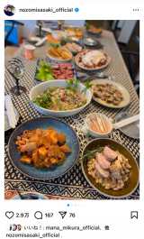 ���X�؊�u���ǂ��t�@�~���[�ŏW�܂��ăn���E�B���p�[�e�B�[�v�i�ʐ^�̓C���X�^�O���� @nozomisasaki_official ���j 