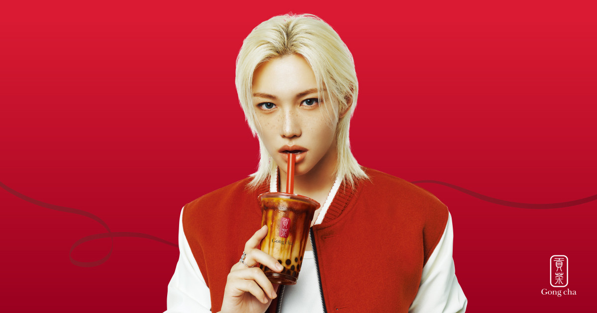 ゴンチャ×Stray Kids・フィリックス、新たなデザイン装飾スタートへ 第