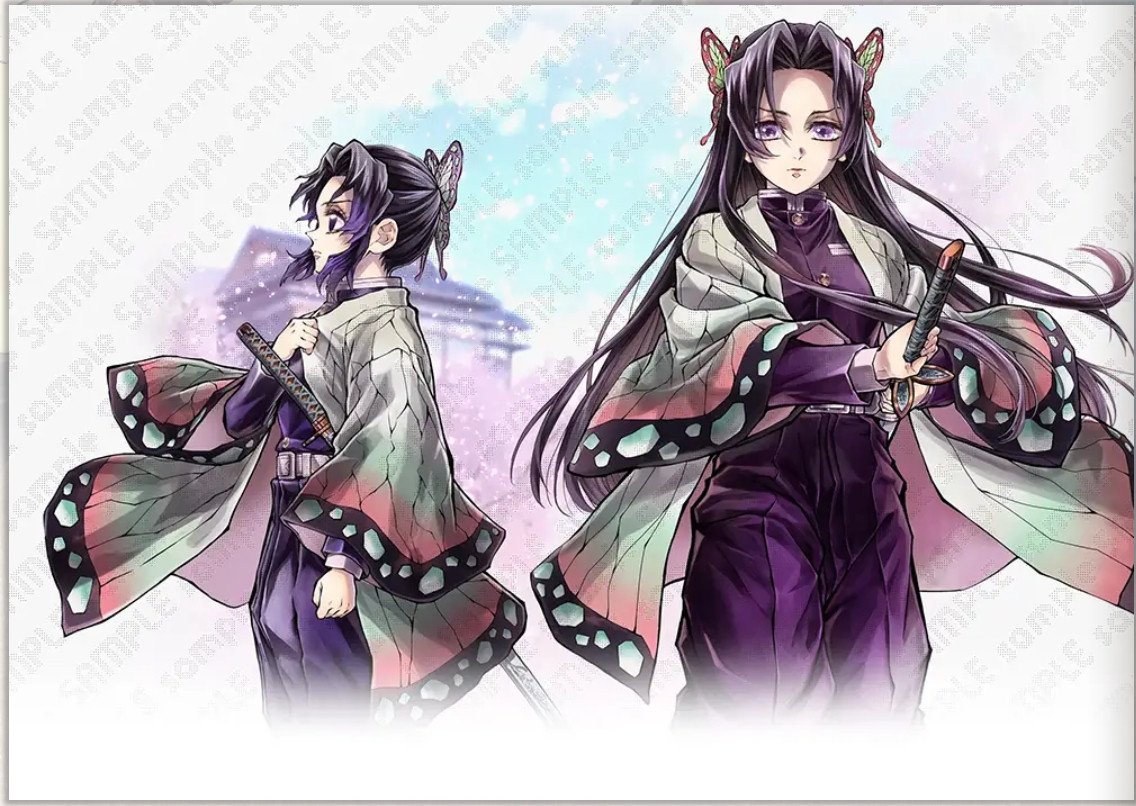 鬼滅の刃』見たことない！冬服タイツ姿の胡蝶しのぶ ufotable公式絵に