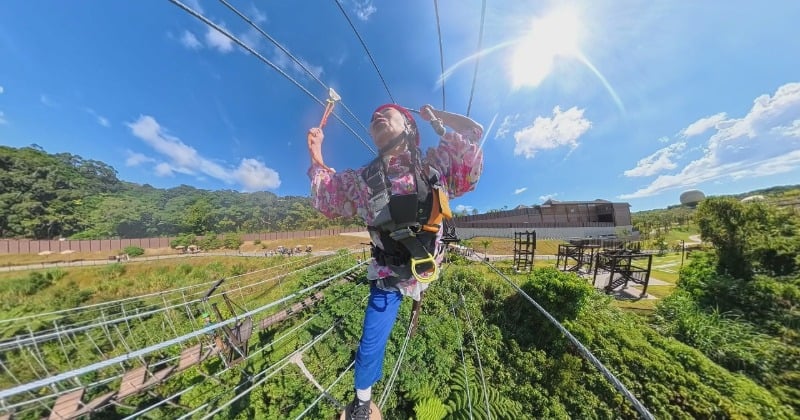 ハイヒール・リンゴ 体当たりレポートで衝撃の姿 ロケ相手は年間300日以上を森で暮らす“沖縄ターザン”