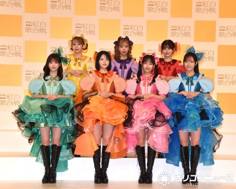 �w��76��NHK�g���̍���x�o��̎蔭�\��ɓo�d����FRUITS ZIPPER�i�O�񍶂���j�N��D�߁A�������X�́A���{�����A�^���܂ȁi��񍶂���j�����m�G���A����ډāA�����V�� �iC�jORICON NewS inc. 