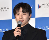 WOWOW�w�A���h���}W �V���h�E���[�N�x�����񍐉�ɓo�d����JO1�E�쐼��� (C)ORICON NewS inc. 