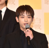 �w��76��NHK�g���̍���x�o��̎蔭�\��ɓo�d����&TEAM�EHARUA (C)ORICON NewS inc. 