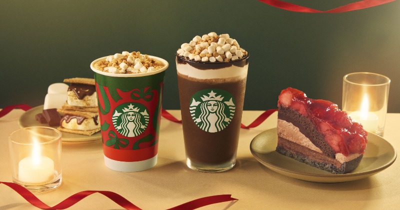 スタバ新作】“ふわっ、さくっ、とろっ”ホリデービバレッジ2種11・26