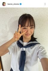 自ら挑戦しました」大友花恋のセーラー服姿に反響「年齢を聞いて