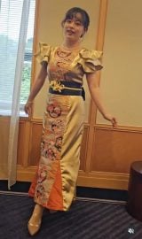 �d�オ�����h���X�𒅗p���Ă��Z����̎��ɏo�Ȃ������̂񂳂�B�i�ʐ^��@kanomade�j 