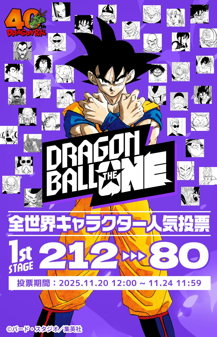ドラゴンボール』人気キャラ投票の結果発表 1stステージは人造人間18号