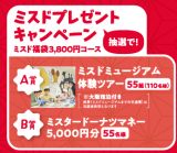 �~�X�^�[�h�[�i�c�v���[���g�L�����y�[�� 