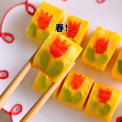 賞味期限ピンチから大バズり、1966万回再生の超キュート卵焼きに